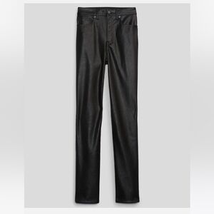 GAP Black vintage high rise in leather